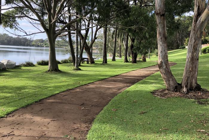 Mannering Park shared pathway proposed site