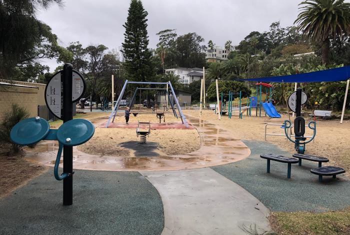 Photo of existing playspace at Ross Park
