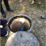 IMAGE 1: Image of residential sewer pot (current set up)