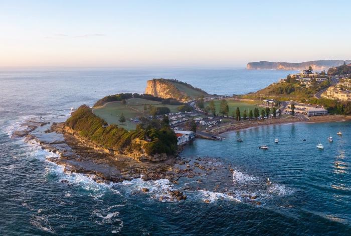 Aerial photo of Terrigal Haven