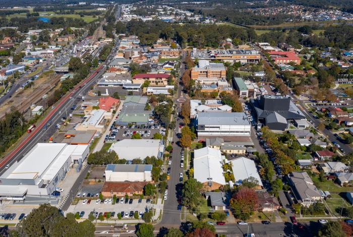 Aerial image of Wyong Town Centre